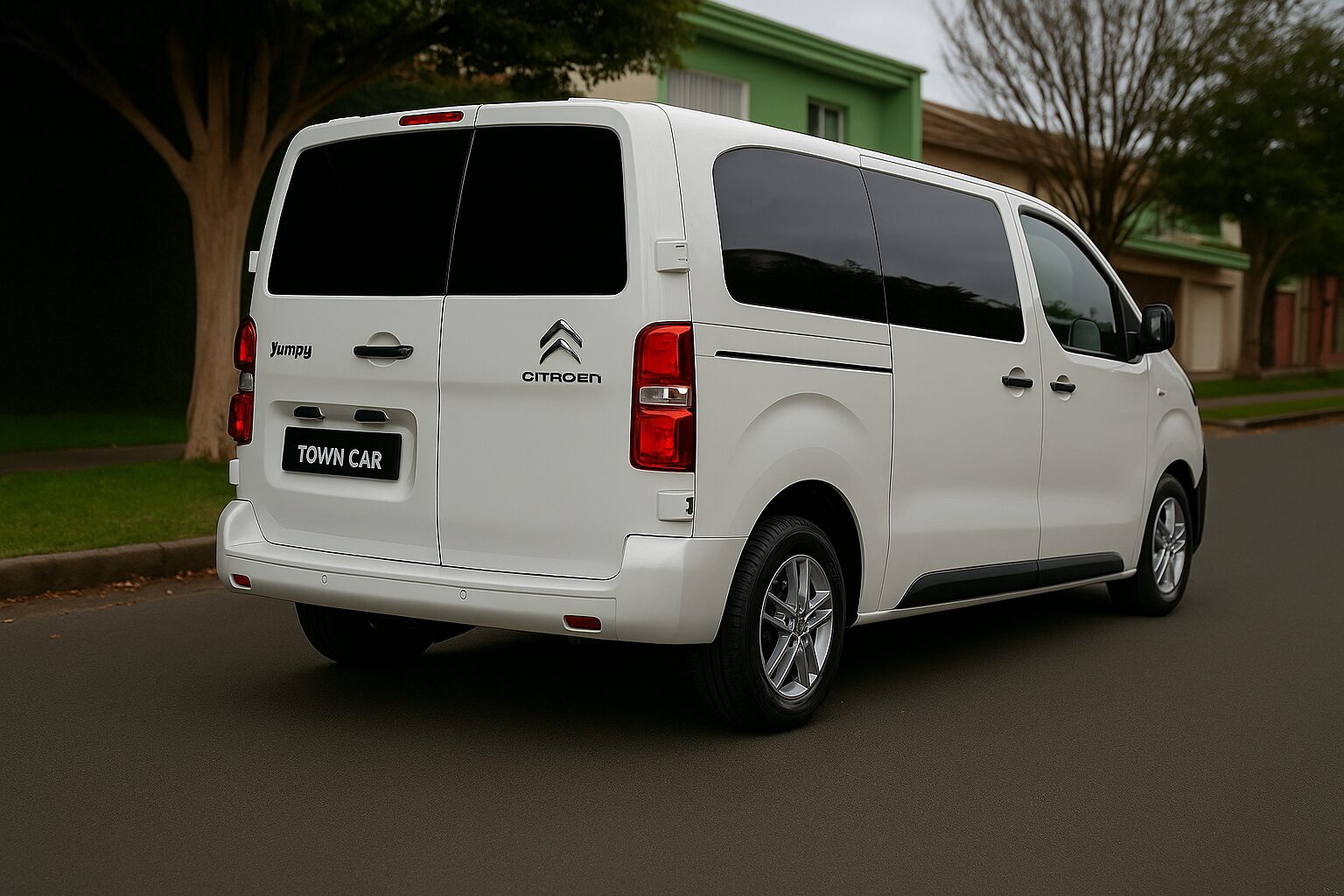 Minivan Jumpy 8 Lugares ideal para viagens corporativas e transporte de grupos em Curitiba